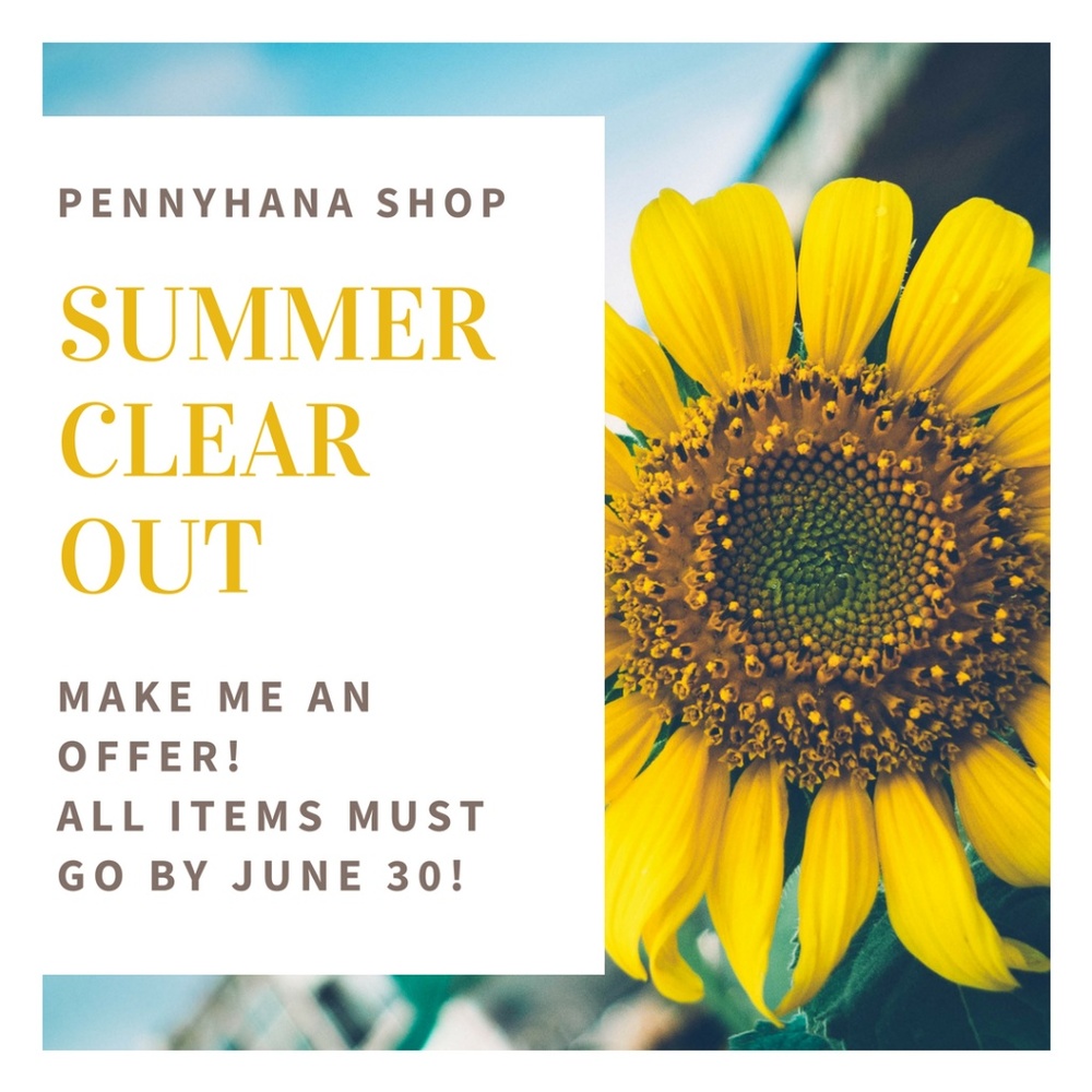 SUMMER CLEAR OUT!